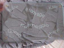 Plateau à fromage en verre et couteaux inox