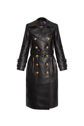 Supreme 16SS Black Death Trench Coat Size S Black Cotton Double