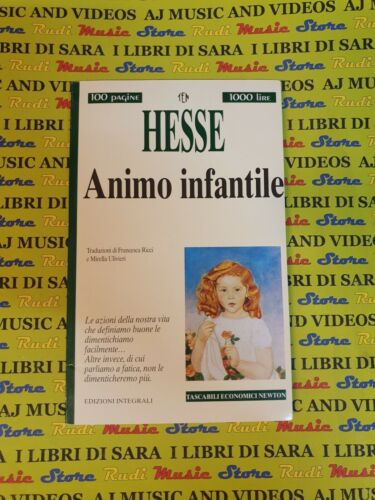 Book libro ANIMO INFANTILE Hermann Hesse 100 pagine 1000 lire n°241 1995 (L59) - Bild 1 von 1