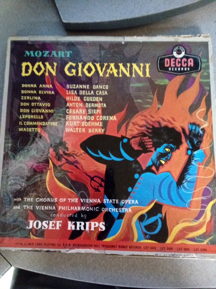 Mozart Don Giovanni JOSEF KRIPS Original Decca UK 4 LP Box LXT