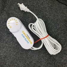 Biddeford TC13BA Electric Heating Blanket Controller Control 4-Prong Off-White