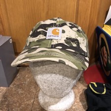Carhartt Youth Camouflage Strapback Hat Adjustable Cotton Baseball Cap