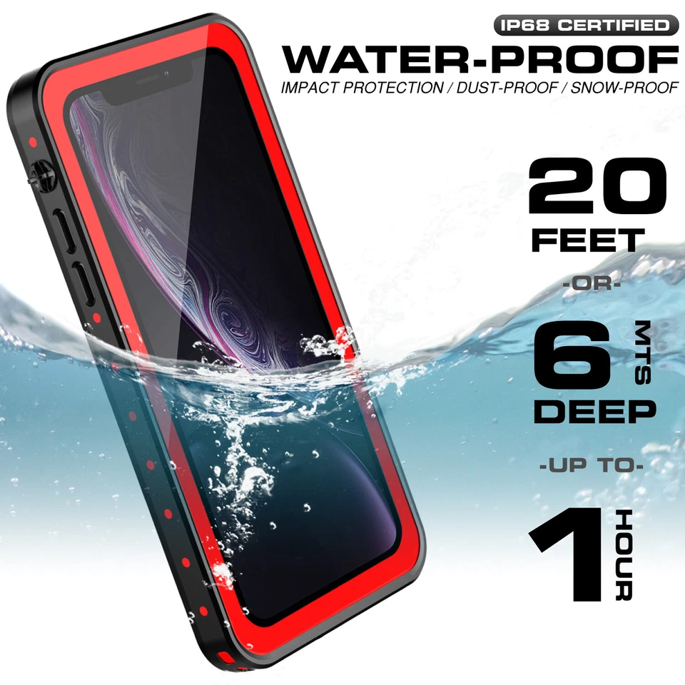 Waterproof Shockproof Case For Apple iPhone XR Xs 11 Pro 12 Pro 13 Pro Max Cover - Image 3 of 4
