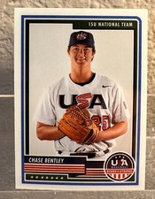 2023 Panini USA Baseball Stars & Stripes - #21 Chase Bentley (RC)