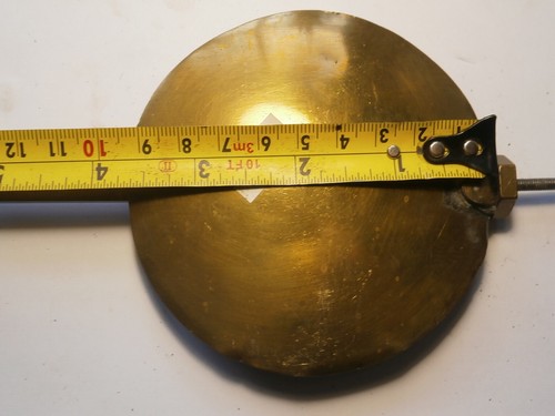 RELOJ ABUELO CAJA LARGA PÉNDULO BOB + DIAPOSITIVA + VARILLA ETC VARILLA + RESORTE - Imagen 3 de 7