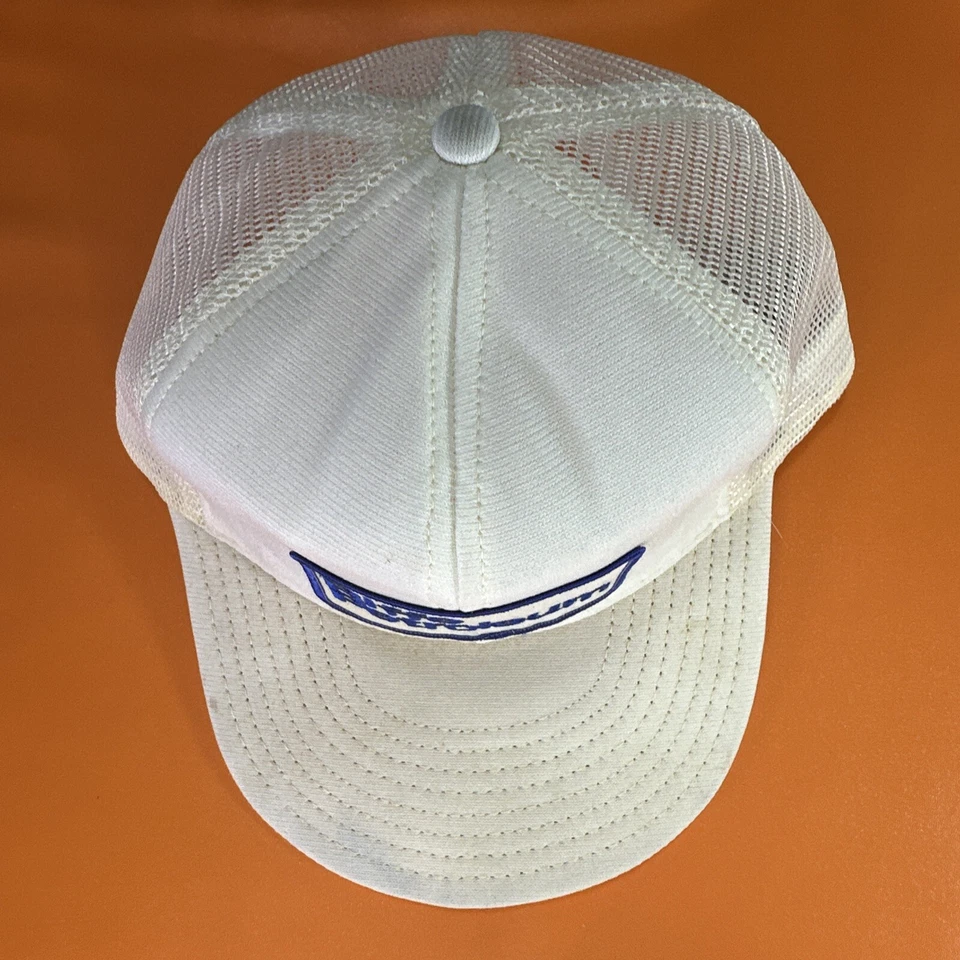 De colección Riffe Petroleum Trucker Sombrero Gorra Snapback Hecho en EE. UU. Parche Años 80 Gas Blanco Foto 3 de 4