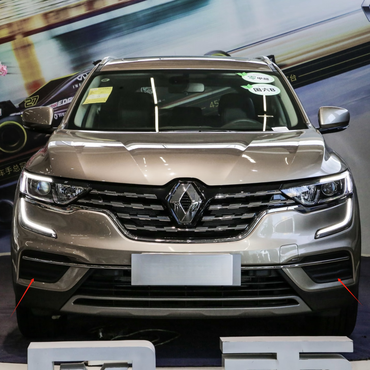 Front bumper cover LH Renault Koleos II QM6 2016- 261A30245R