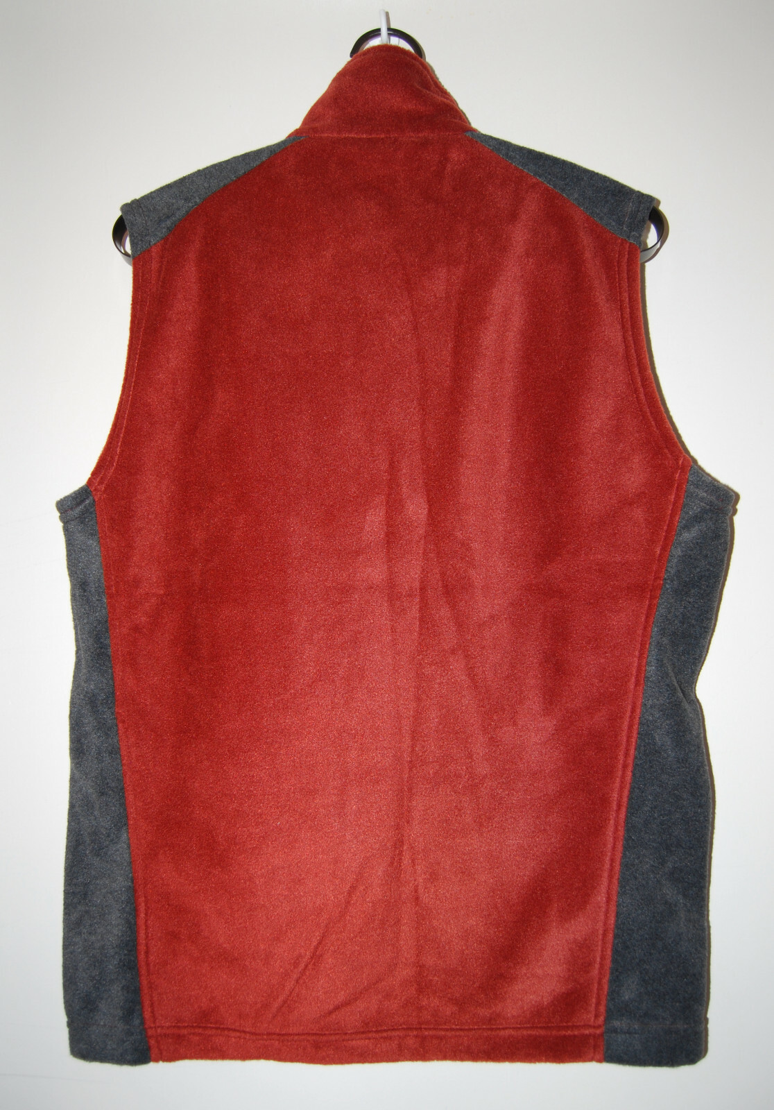 NWT Columbia Men's Rust Red & Gray Steen Mountain Fleece Vest sz S eBay