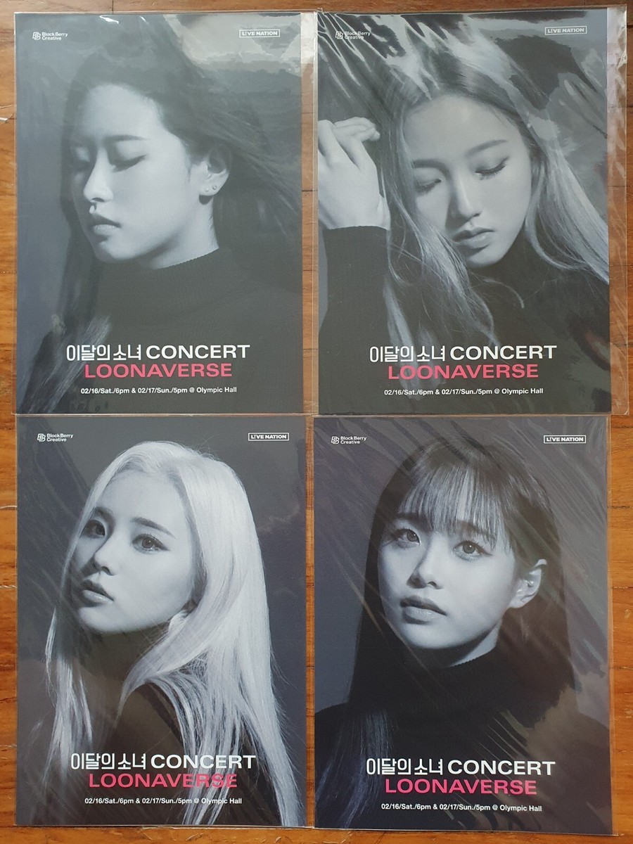 LOONA Loonaverse Official Concert Scratch Card Mini Poster