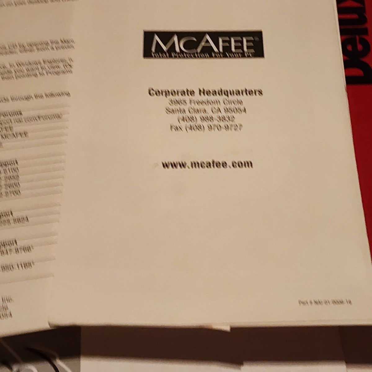 McAfee VirusScan Deluxe Vintage Software Windows 95 98 NT 3.x DOS