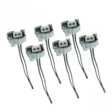 Fuel Injector Connector Plug Harness For Toyota Yaris Avalon RAV4 Tacoma Venza