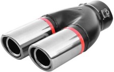 Auspuffblende Endrohr Edelstahl Doppel Für Ford Focus Mondeo Escort Transit