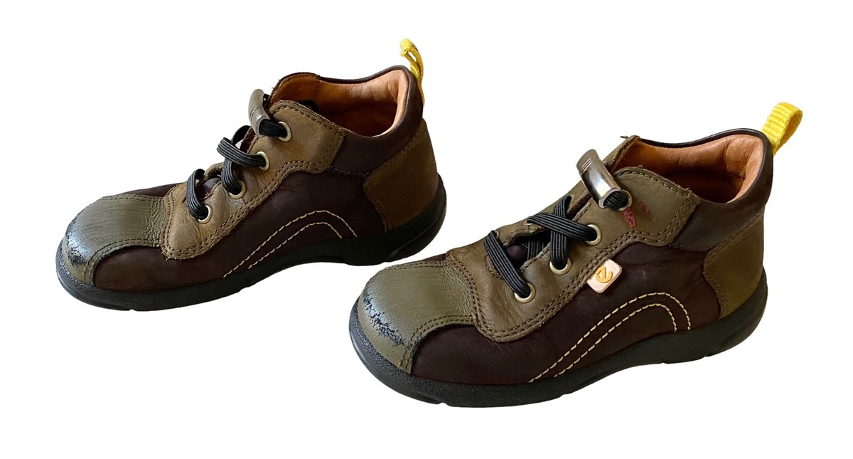 Ecco Toddler Soft Leather Shoes, Sz:24