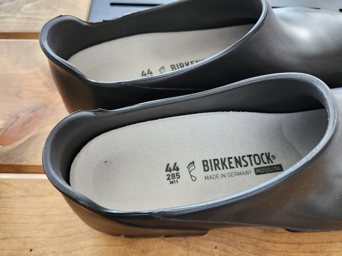 Birkenstock A 640 Polyurethane Black EU 45 US M 12 Mens BIRKENSTOCK A-640 Black PROFESSIONALCLOGS REINFORCED TOE EU  main image 2