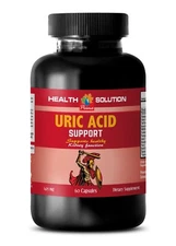 Herbal gout remedy - URIC ACID SUPPORT - wellness for joints 1 Bottle 60 Capsule