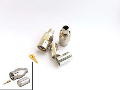 2 Pack of Canare FP-C5F 3 Piece ''F'' Connectors for L-5CFB, LS-5CFB, V-5CFB Cable