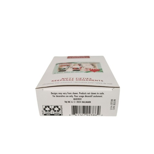 2024 Hallmark Nifty Fifties Santas Keepsake Ornament  IOB QGO2831 - Picture 2 of 5