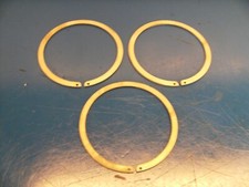3x Hartzell Propeller Main Hub Steel Circlips for Propeller. Used Condition.