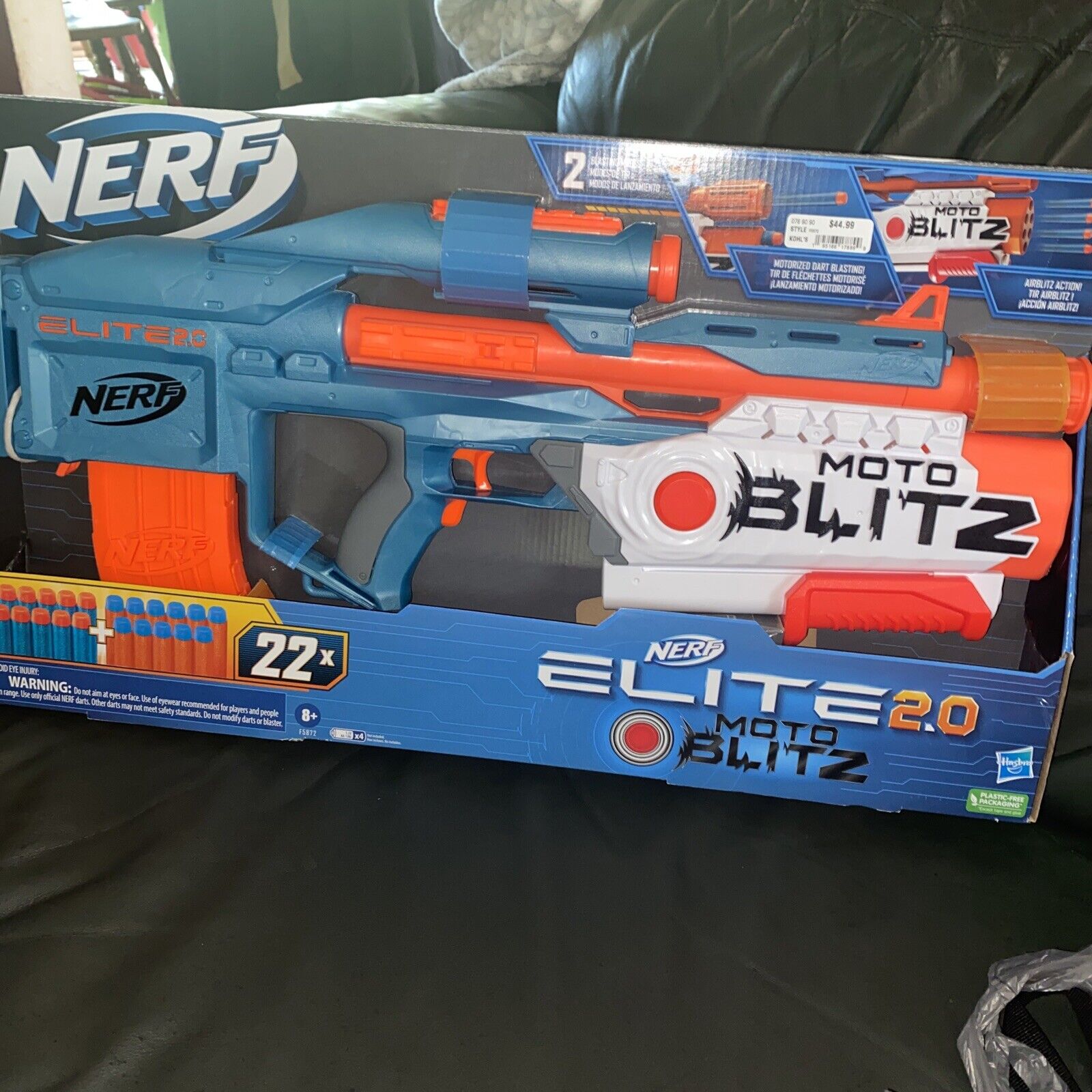 Nerf Elite 2.0 Motoblitz CS-10 Blaster, Motorized 10-Dart Blasting