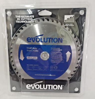 Evolution Power Tool 230BLADEST Steel Cutting Saw Carbide Blade 9'' 48 Tooth P64A