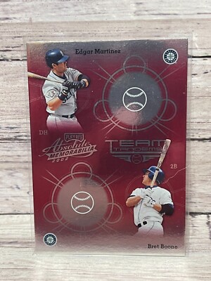 2002 Absolute Memorabilia Team Tandems #TT33 E.Martinez B.Boone