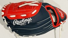 RAWLINGS PLAYERS SERIES KIDS BASEBALL T BALL GLOVE 9 1/2" WPL95NS RT THROW H 