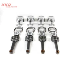 1.6L Piston Rings &Connecting Rods&Bearing Shell Fit For VW Golf AVU BFQ BSF