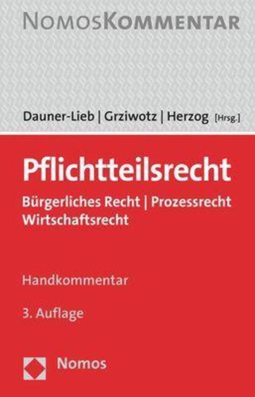 Thumbnail - Pflichtteilsrecht | Bürgerliches Recht Prozessrecht Wirtschaftsrecht |