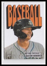 Austin Hendrick #72TPCC-18 2021 Topps Heritage 1972 Topps Pack Cover Cards