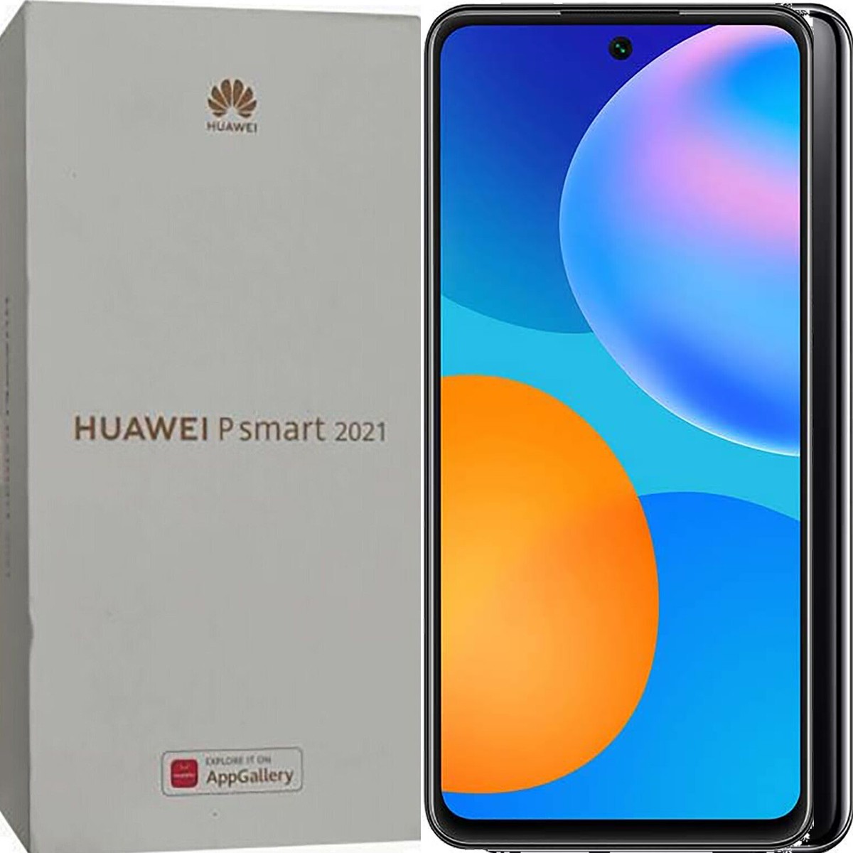 Huawei P Smart 2021 4G/LTE Black 128GB + 4GB Dual-Sim