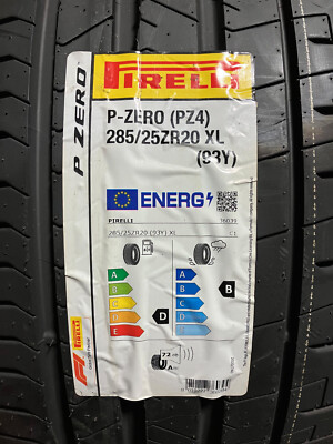2 New 285 25 20 Pirelli P Zero PZ4 High Performance Summer Tires