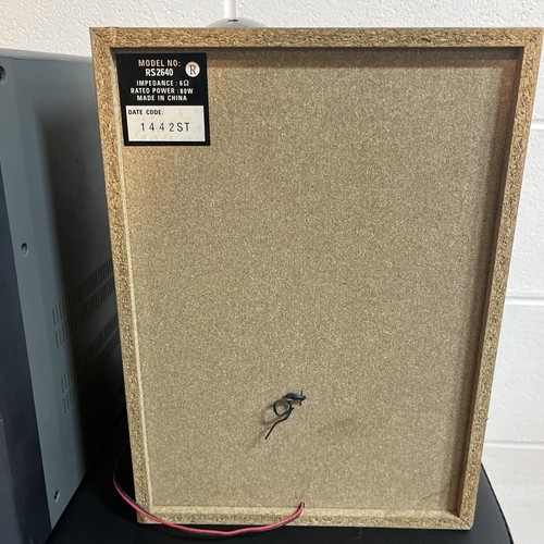 RCA RS 2640 Stereo Shelf System With Bass Reflux Speakers TESTED - Picture 8 of 15