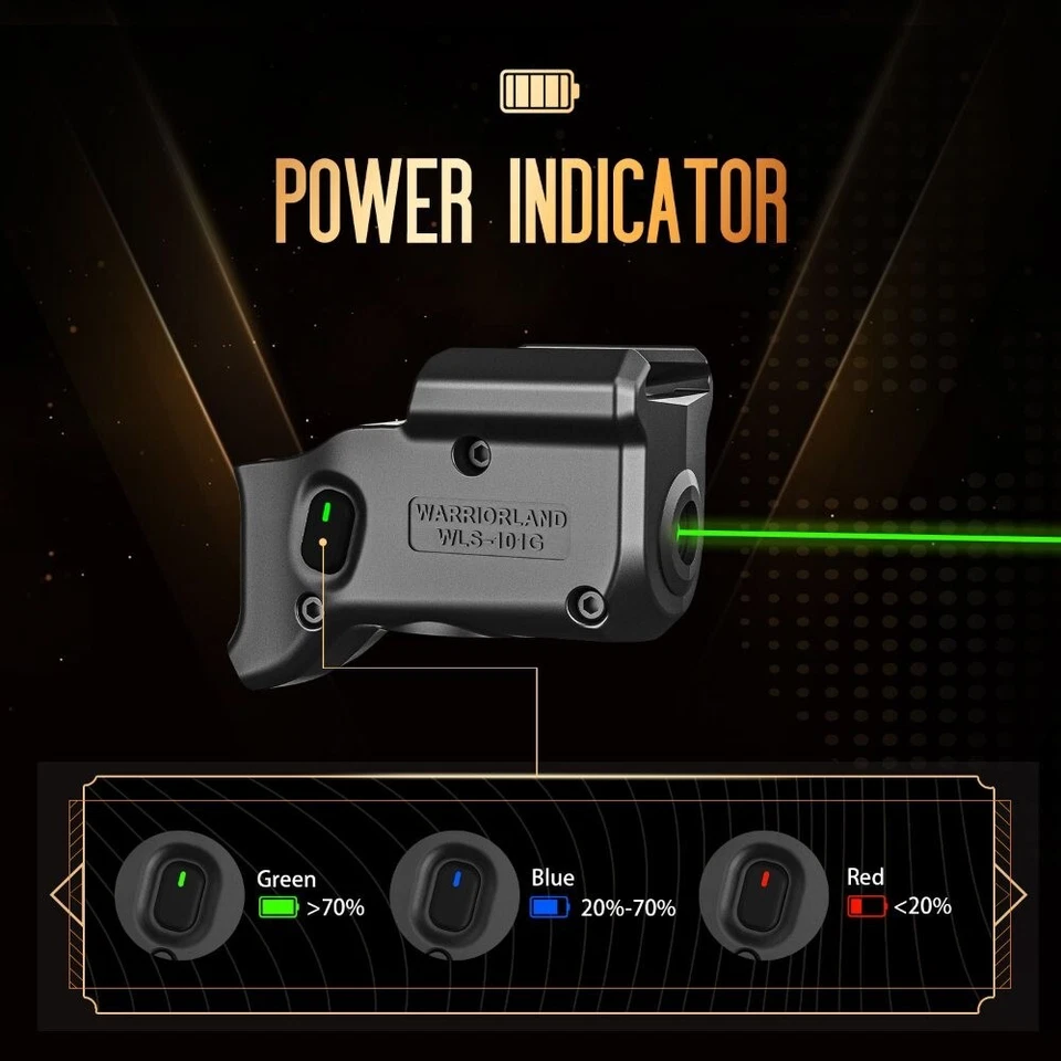 Mira para pistola láser verde TSG se adapta a: Taurus G2C G3C PT111 Millennium G2 PT140 Foto 4 de 4