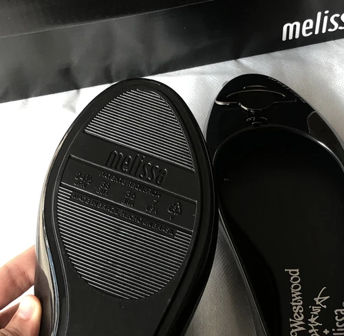 Women Melisa Jelly Slip On Shoes Space Love III Orb IV Plastic Pumps Flats Size - Picture 9 of 13