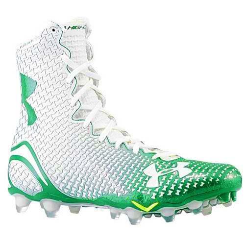 Under Armour Spine Highlight Clutchfit Grn/White Football Mid