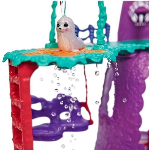 PARQUE ACUÁTICO SIRENA ENCHANTIMALS + MUÑECA SELLO HCG03 - Imagen 8 de 12