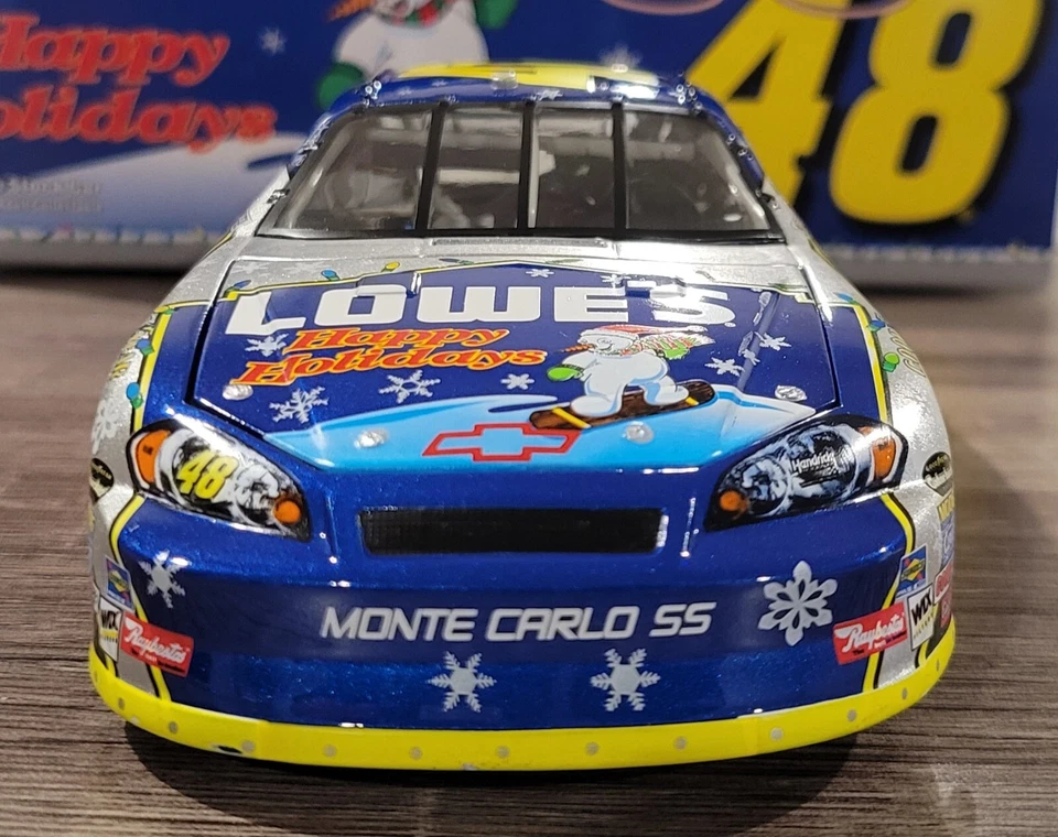 Bajo Lowes Sam 2006 Motorsports Authentics Jimmie Johnson #48 Happy Holiday 1:24 Foto 4 de 4