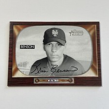 2004 Bowman Heritage Kris Benson New York Mets Black and White Parallel Card 198