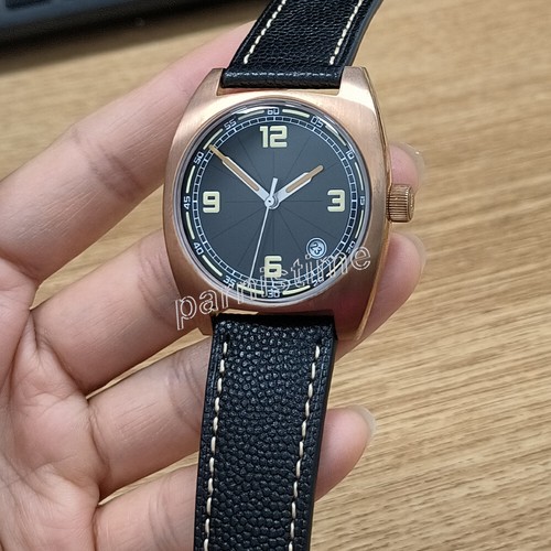 37.5mm Bronze Material Luminous Markers Automatic Wristwatch 5ATM - Picture 37 of 77