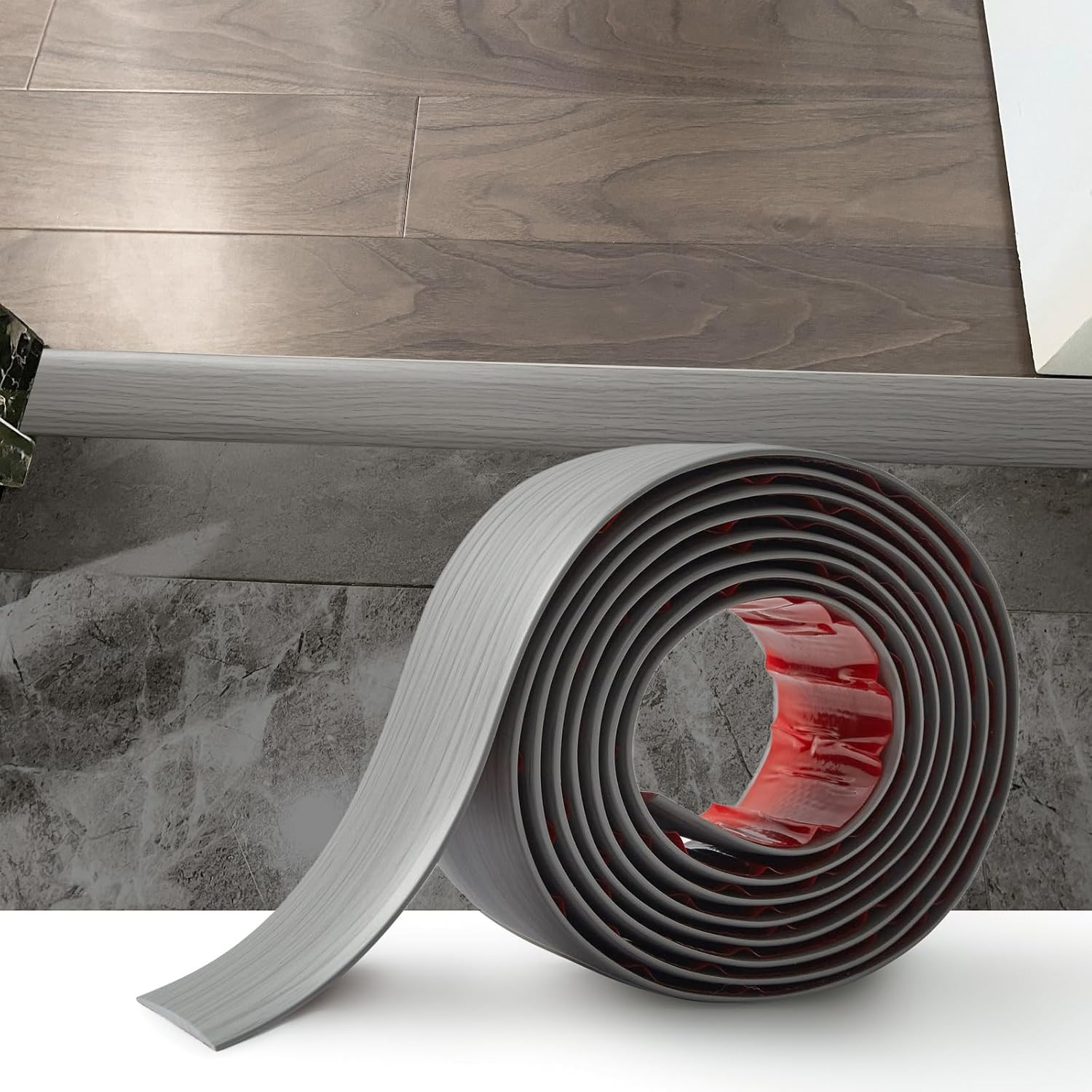 2M PVC Floor Transition Strip Laminate Floor Cover Joining Strips Self Adhesive