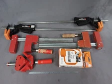 LOT BESSEY Corner Angle Parallel 12" Woodworking Clamp & EZ hold Jorgensen 3422