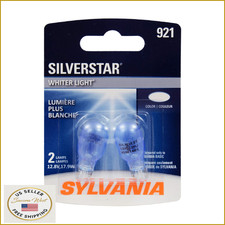 SYLVANIA 921 SilverStar Mini Bulb Brighter White Light Auto CHMSL 2-Pack