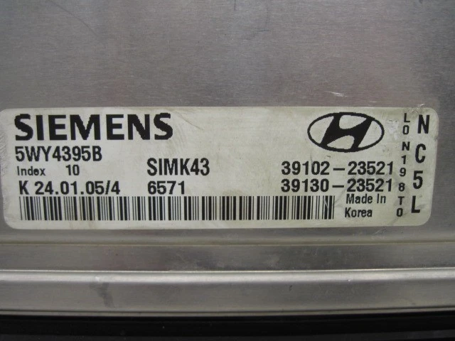 Used Engine Control Module (ECM) fits: 2005 Kia Spectra Electronic Control Modul Foto 2 de 4