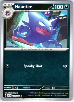 Haunter 055/094 Uncommon Reverse Holo ME02: Phantasmal Flames Pokemon NM