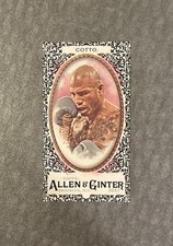 2017 Topps Allen & Ginter Mini Black Border Miguel Cotto Rookie RC Boxer