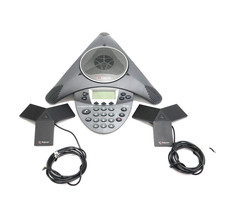Polycom SoundStation IP 6000 Conference Phone w/2 Expansion Mics 2201-15600-001