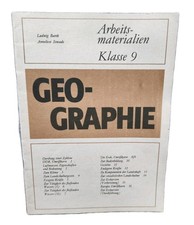 DDR Heft Arbeitsmaterialien Geographie Klasse 9