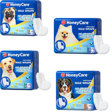 50 Pack Waist Disposable Dog Diapers Male Wraps Belly Bands Pet Soft All Sizes