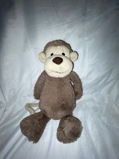 Jellycat Bashful Monkey Retired Medium 12 Plush New W/O Tags