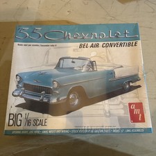 AMT 55 Chevrolet Bel Air Convertible 1:16 Plastik Modellbausatz T846 Neu Sealed BIG